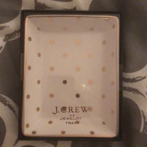 J. Crew Polka Dot Catch All Jewelry Tray